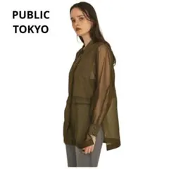 PUBLIC TOKYO　パブリックトウキョウ　シアースイッチオーバーシャツのサムネイル