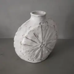 美濃焼　陶印　花入　花瓶　花器　花道　花道具　茶道具　白芍薬