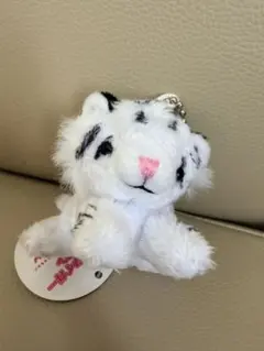 ホワイトタイガー マカロン マスコット ぬいぐるみ