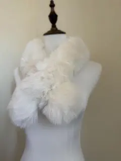 新品✨️ふわふわ エコファー マフラー