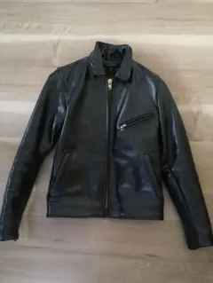 【美品】vanson シングルライダースENF USA製 34 ブラック
