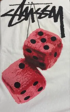 Stussy サイコロデザイン Tシャツ XL ホワイト