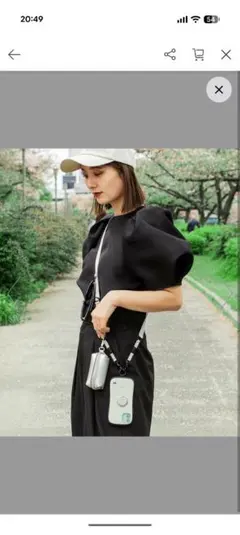 スマホショルダー WEBBING MULTI GEAR STRAP ブラック