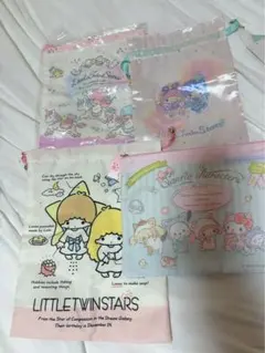 サンリオキャラクター リトルツインスターズ ポーチセット