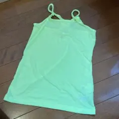 14.美品　ピンクラテ　キャミ蛍光色の黄緑？