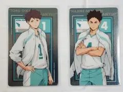 ハイキュー!！メタリックカードコレクション　青葉城西　及川さん×岩泉さん