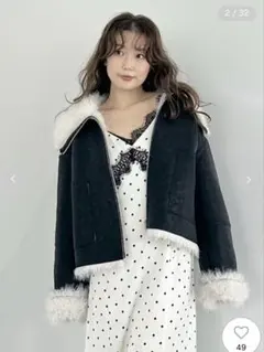 【ことまま様専用】FRAY I.D ボンディングリバーシブルショートジャケット