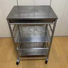 【希少品】IKEA イケア GRUNDTAL グルンダール ステンレスワゴン 廃番希少 IKEA イケア GRUNDTAL グルンダール ステンレスワゴン