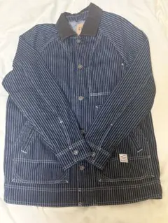 GAP ストライプ柄 オーバーサイズデニムジャケット XS