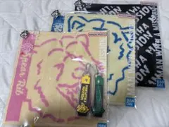マンウィズ 一番くじ タオル　ハンカチ　ストラップ　ちゃーむ