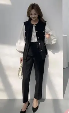 バースデーバッシュ　ツイードジレBIRTHDAYBASH TWEEDGILETのサムネイル