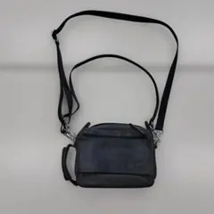 PORTER ブラックレザー ショルダーバッグ