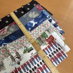 キャスキッドソン 生地　ラミネート端切れセット