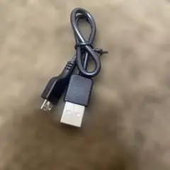 USB-A to Micro USB ケーブル 黒