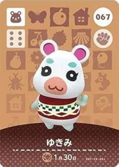 あつまれ動物の森 ゆきみ amiiboカード