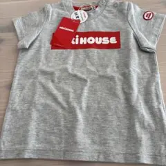ミキハウス グレー Tシャツ サイズ80