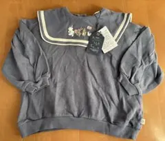 95cm 新品　cottoli コトリ　セーラー　お散歩　トレーナー