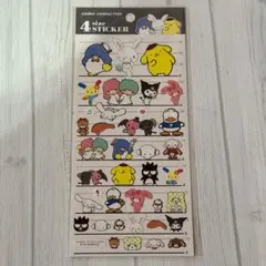 4サイズステッカー　サンリオ　キャラクター　シール　カミオジャパン