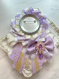 【734】ロゼット　紫系