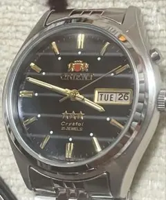 最安値　極上品　美品稼働1968年代物　希少ビンテージ時計ブラックcustom7 メルカリ