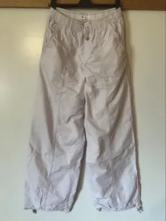 ZARA パラシュートパンツ ライトパープル