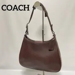 【美品】COACH　オールドコーチ　アクセサリーポーチ　エルゴ　半月型　ホーボー