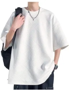 夏服 メンズ tシャツ メンズ 半袖 大きいサイズ 無地 五分袖