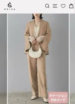 【美品】エシカ esica スーツ セットアップ 卒業式 入学式