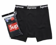 Supreme Hanes ボクサーパンツ ブラック Mサイズ 1枚