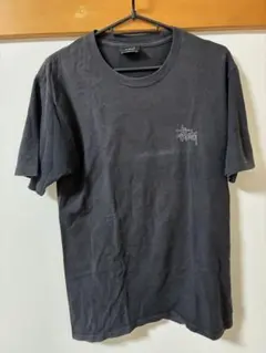 STUSSY ステューシTシャツ ブラック ワンポイント　サイズS 古着
