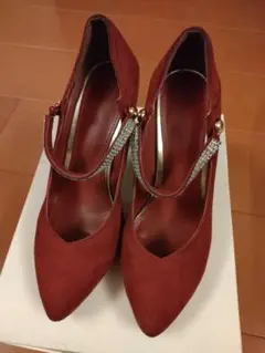 パンプス赤色　23cm