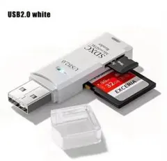 SD / MicroSDカード - USB2.0　変換カードリーダーのサムネイル