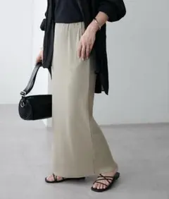 ディスコート DISCOAT リブカットナロースカート　ˎˊ˗