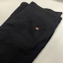 Dickies W38L30 ワークパンツ ブラック メンズL