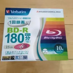 Verbatim BD-R 25GB 10枚 1-6倍速