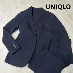 UNIQLO　スーツセットアップ　感動ジャケット　ネイビー