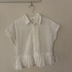 BEAMS HEART 裾プリーツ半袖シャツのサムネイル