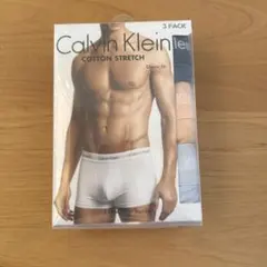 【未開封・新品】カルバンクライン　コットンボクサーパンツ3枚パック　Lサイズ