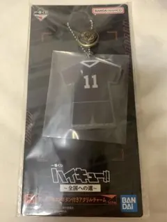 ハイキュー!! スクールアイコンボタン付きアクリルチャーム 背番号11
