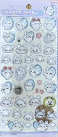 ボンボンドロップシール　ちいかわ　モモンガ