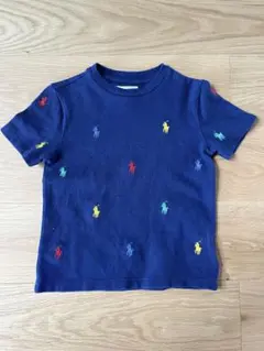 Ralph Laurenネイビー 刺繍ポロTシャツ 24M