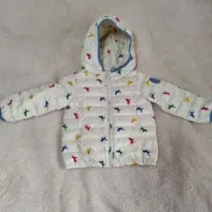 動物柄フード付きアウター
