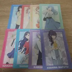 プロジェクトセカイ　アニメイト特典　ポストカード　一歌・穂波・みのり・雫・こはね