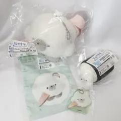 新品】マザー牧場 ひつじ赤ちゃんぬいぐるみ キーホルダー 3点セット