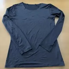 ユニクロ　Airism 長袖Tシャツ Lサイズ 黒