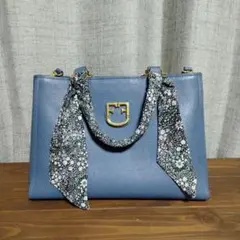 最終価格　フルラ　ショルダーバッグ　ハンドバッグ　ブルー　水色