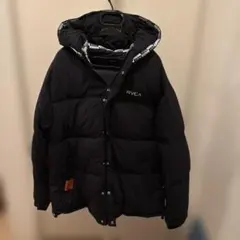 TAKEREGA様専用 RVCA ブラック ダウンジャケット フード付き - メルカリ