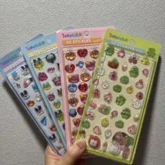 専用Tamagotchi 3Dステッカー4セット