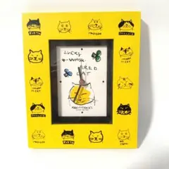 《値下げOK》マンハッタナーズ 置時計 掛け時計ヴィンテージ/レトロ　イエロー