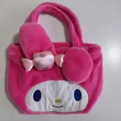 マイメロディ　ふわふわ　トートバッグ